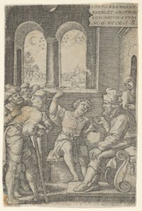 约瑟描述他的梦，出自《约瑟的故事》，1544年。