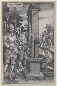 提图斯-曼利乌斯，来自《罗马英雄》，1535年。 作者 乔治·彭茨