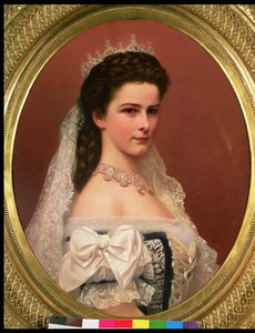 巴伐利亚女皇伊丽莎白（1837-98），匈牙利服装，1867年