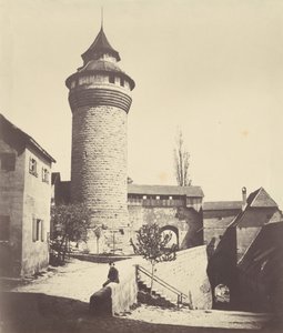 Der Runde Turm und der Festung in Nürnberg（纽伦堡的圆塔和要塞），约 1852 年（照片） 作者 乔治·施密特