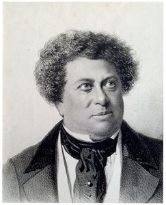 作者肖像亚历山大·杜马斯，十九世纪 作者 Georg Wilhelm Timm