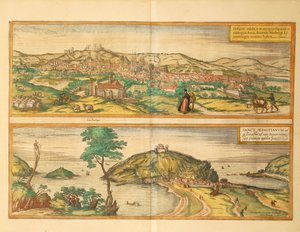 圣塞巴斯蒂安和布尔戈斯地图来自乔治-布劳恩的Civitates Orbis Terrarum。 作者 弗兰斯