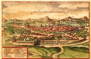 法国蒙彼利埃 作者 格奥尔格和霍根伯格·弗朗茨 (1535-90) 布劳恩
