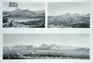理查森之链，出自约翰-富兰克林爵士（1786-1847）的《1825-27年第二次远征极地海岸记》，由爱德华-芬登（1791-1857）雕刻，1828年出版（雕刻）。 作者 乔治（之后）返回