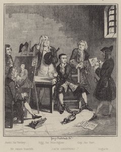 Illustration for Jack Sheppard (engraving) 作者 乔治（后）克鲁克香克