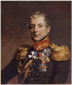 Pyotr Konovnitsyn 肖像（彩色石版画）