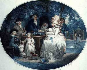 茶园》，Francois David Soiron（生于1764年）雕刻，由T. Gaugain出版。