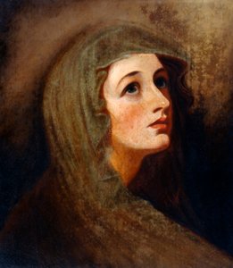 汉密尔顿夫人作为维斯塔（布面油画）