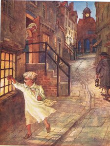 Wee Willie Winkie，1910年“A Picture Song Book”中的插图