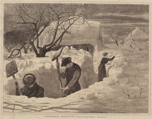 冬天的早晨》，--《铲除》，1871年出版。 作者 乔治·A·艾弗里