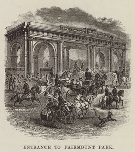 Fairmount公园入口 作者 乔治·奥古斯都·萨拉
