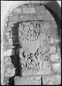 约克大教堂，大教堂院子，约克，1942年。