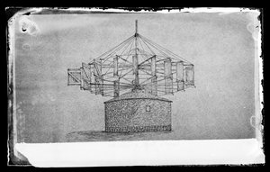 Lotts Mill，Flatbush，Brooklyn，WH Story的草图，c.1872-87（湿火棉负片）