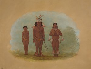 一个切蒂博家族，1854-1869。 作者 乔治·卡特琳