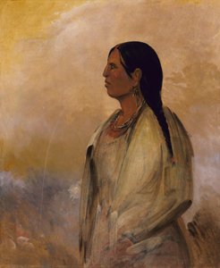 一位乔克托人妇女 作者 乔治·卡特琳