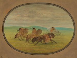 卡曼奇马术，18611869。 作者 乔治·卡特琳