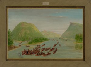 苏内，父亲亨内平和两个伴侣被囚禁，1680年4月，1847-48年 作者 乔治·卡特琳