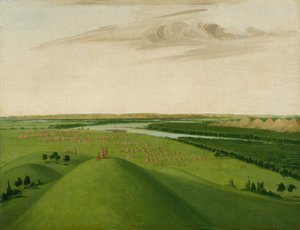 联合要塞，黄石河口，距圣路易斯 2000 英里 作者 乔治·卡特琳