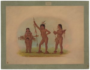 四个穆拉印第安人 作者 乔治·卡特琳