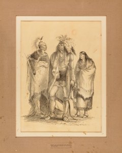 阿尔贡古印第安人和伊洛古印第安人群--第 1 号 作者 乔治·卡特琳