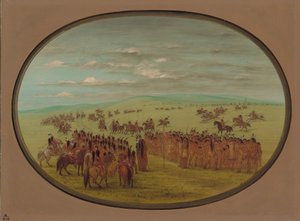 赛马--Minatarrees, 18611869. 作者 乔治·卡特琳