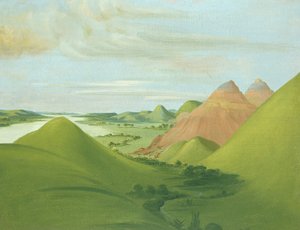 铁崖，距圣路易斯 1200 英里 作者 乔治·卡特琳