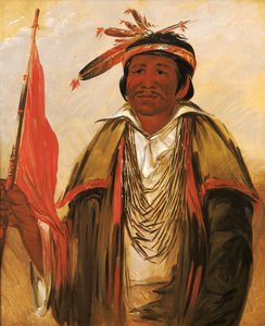 Ke-chím-qua，大熊，1830年。 作者 乔治·卡特琳
