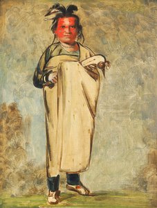 Káw-kaw-ne-chóo-a, 勇士 作者 乔治·卡特琳