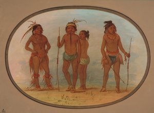 博托库德部落的成员，1854-1869年。 作者 乔治·卡特琳
