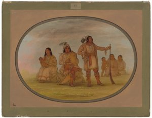 奥西奥拉和四塞米诺尔印第安人 作者 George Catlin