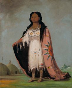 香草 Pshán-shaw，血手十二岁的女儿 作者 乔治·卡特琳