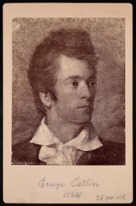 乔治-卡特林的自画像，1796-1872，1824。 作者 乔治·卡特琳