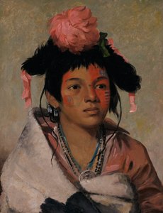 Tcha-káuk-o-ko-máugh，大酋长，一个男孩，1831年。 作者 乔治·卡特琳