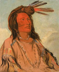 Tchán-dee, Tobacco，奥格拉拉酋长，1832年。 作者 乔治·卡特琳