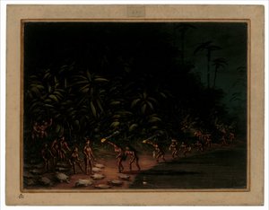 海龟狩猎，18541869。 作者 乔治·卡特琳