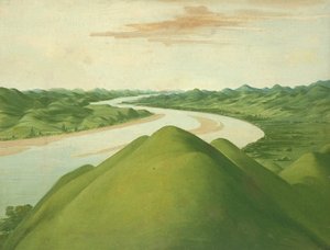 在德克萨斯州的十字树丛中查看，1832年或1834-1835年。