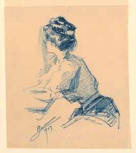 坐着的女人
