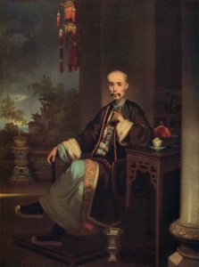 广商行负责人Qua Qua，1830年 作者 乔治·钦纳里