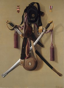 里维·麦恩·麦考利少校的内战勋章，1887年 作者 乔治·科普