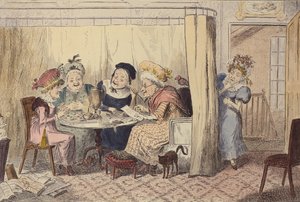 “一个狡猾的流浪精灵或听众很少会听到自己的好感的顺托”，1835年 作者 乔治·克鲁克申克