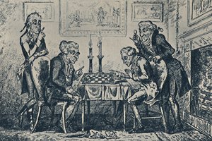 国际象棋游戏，1948年 作者 乔治·克鲁克申克