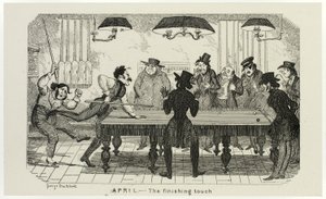 四月 - 从乔治-克鲁克申克（George Cruikshank）的钢铁蚀刻版画到《漫画年鉴》的点睛之笔：1835-1853 作者 乔治·克鲁克申克