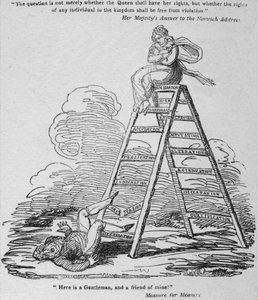 这是先生们，也是我的朋友！，c1820。 作者 乔治·克鲁克申克
