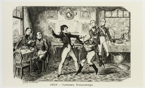 七月 - 乔治-克鲁克申克（George Cruikshank）为《漫画年鉴》绘制的钢版画的议事纪要：1835-1853 作者 乔治·克鲁克申克
