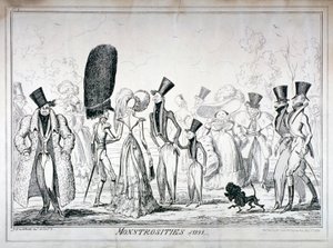 1821年的怪事》，1835年。                                             作者 乔治·克鲁克申克