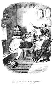 啊！飞行环再次！，c1840s。 作者 乔治·克鲁克申克