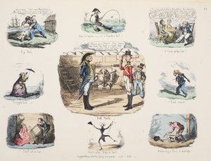 告诉Tale，酒吧。 1832年（手工彩色雕刻 作者 乔治·克鲁克申克