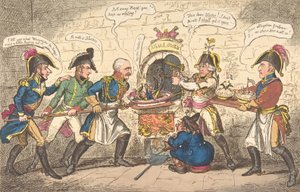 The Allied Bakers or the Corsican Toad in the Hole, April 1, 1814., April 1, 1814. 作者 乔治·克鲁克申克