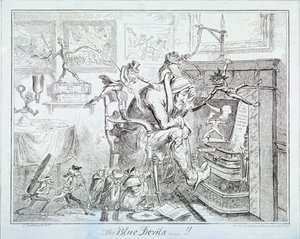 蓝魔》，1835年 作者 乔治·克鲁克申克