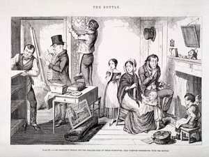 瓶子》，1847年 作者 乔治·克鲁克申克